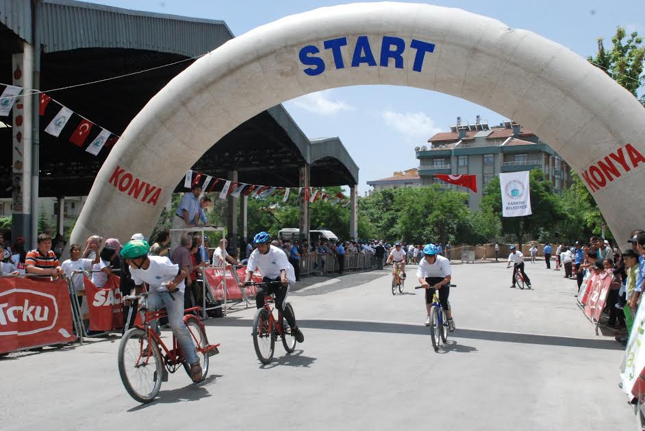 Haydi Çocuklar Düz Bisiklet Yarışına