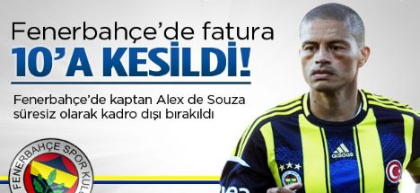 Fenerbahçe'de Alex süresiz kadro dışı!