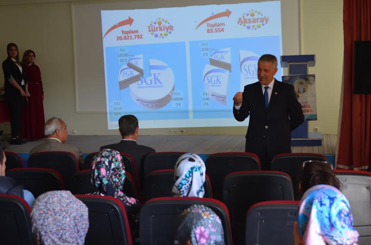 SGK’dan Ortaköy Meslek Yüksek Okulu’ na seminer