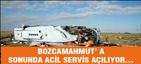 Bozcamahmut'a 112 Acil Servis Açılıyor