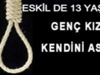 Eskil'de 13 yaşındaki genç kız kendini astı