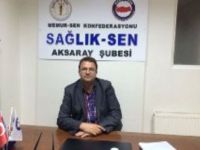 Aksaray Sağlık Sen Şube Başkalığında görev değişimi