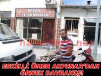 Eskilli hemşerimizden örnek davranış